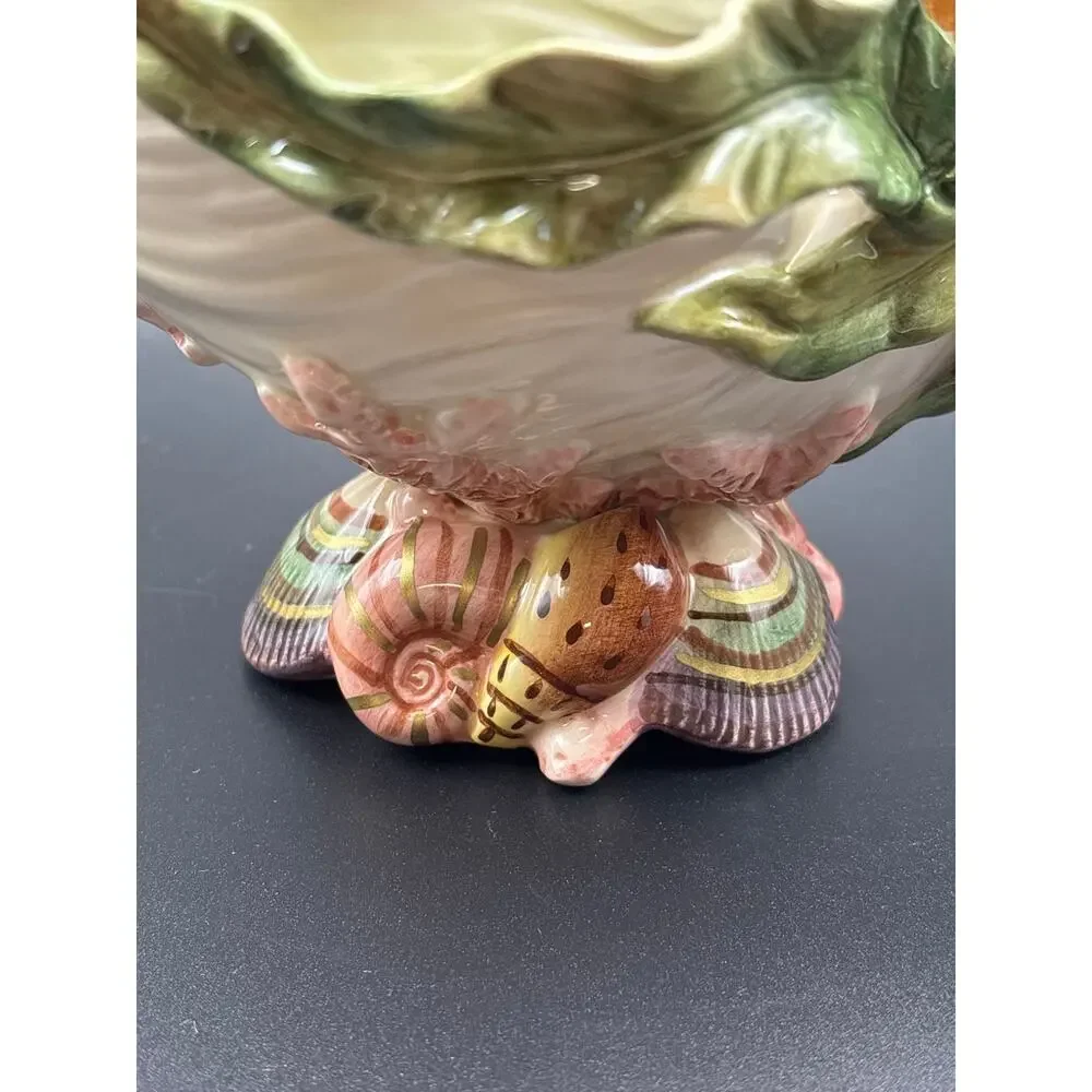Vintage Fitz & Floyd Classics Oceana Small Pitcher Conch Seashell 1990s Retired